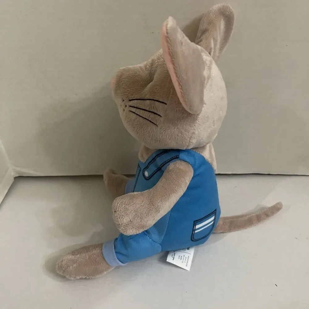 Kohls Cares If You Give A Mouse A Cookie Plush Stuffed Animal Blue Overall 13”